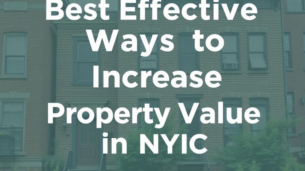 Best Effective Ways to Increase Property Value in NYC
